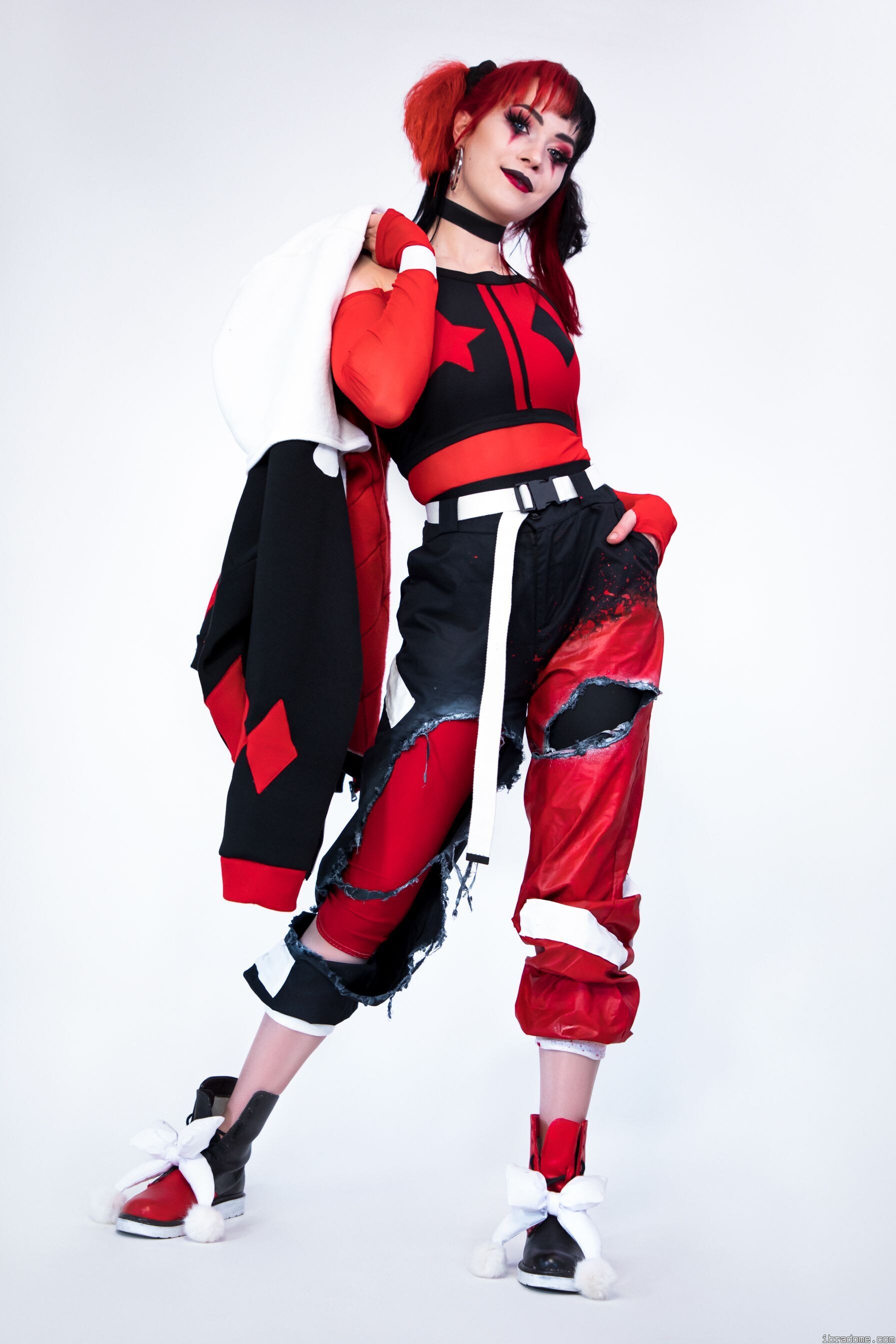 Nichameleon Harley Quinn Red and Black 54038