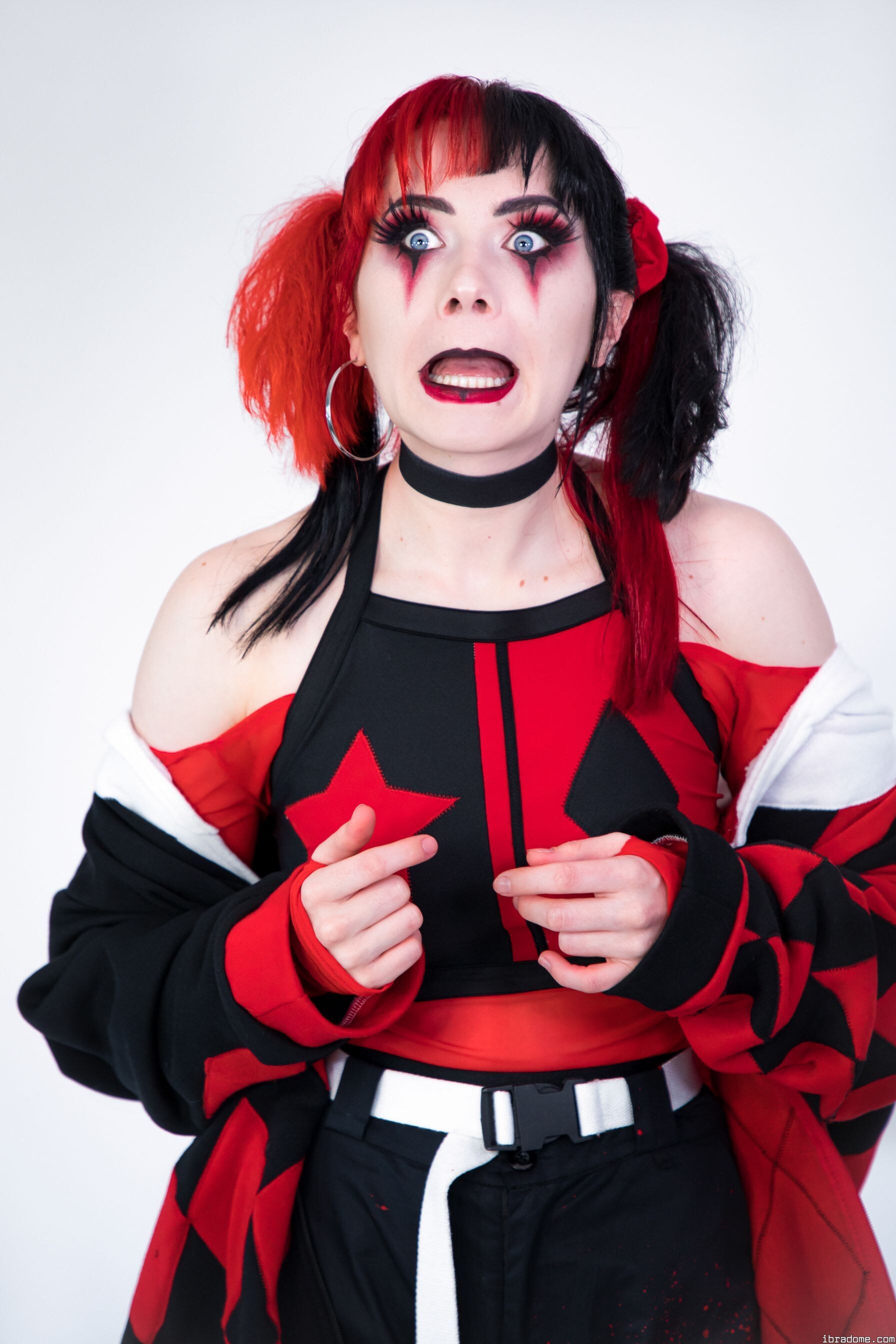 Nichameleon Harley Quinn Red and Black 54044