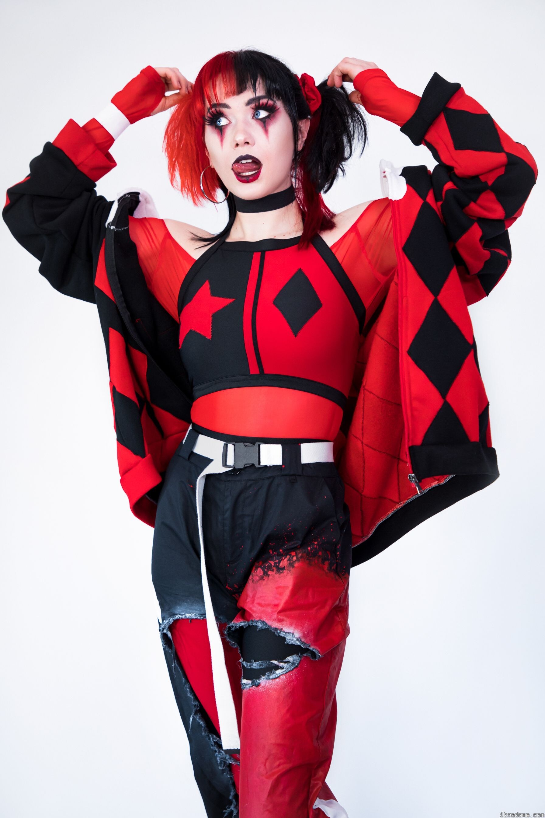 Nichameleon Harley Quinn Red and Black 54063