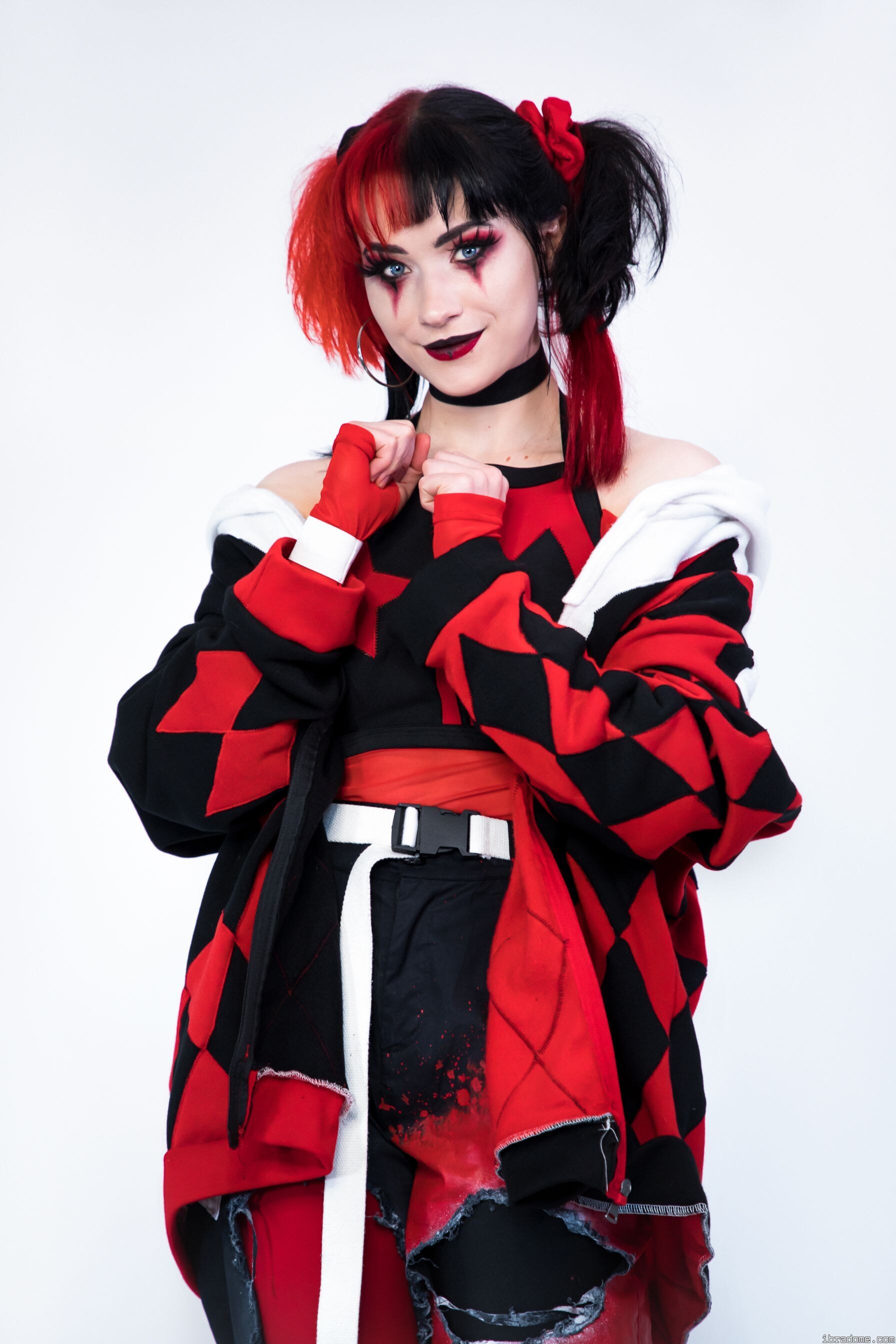 Nichameleon Harley Quinn Red and Black 54067