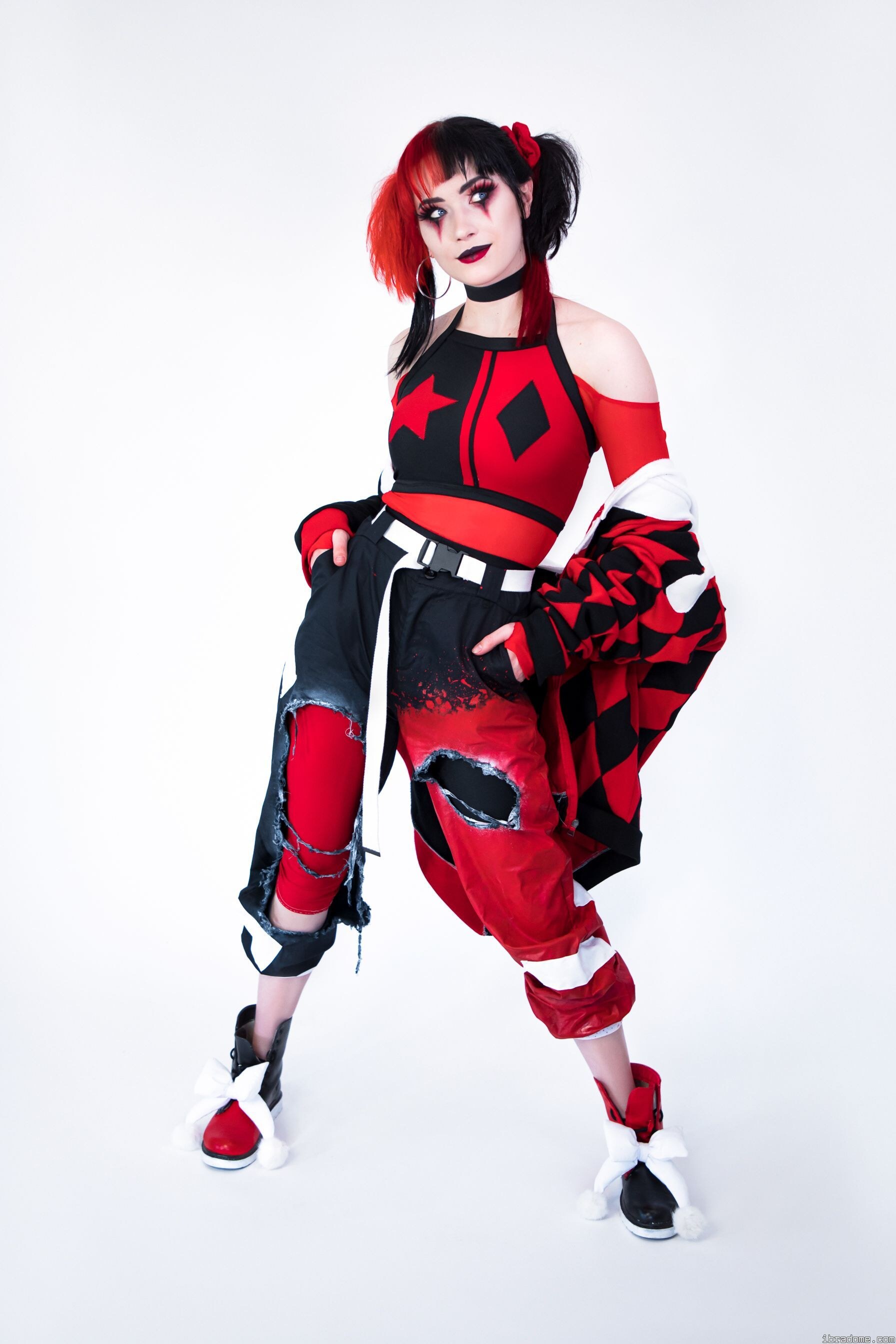 Nichameleon Harley Quinn Red and Black 54070
