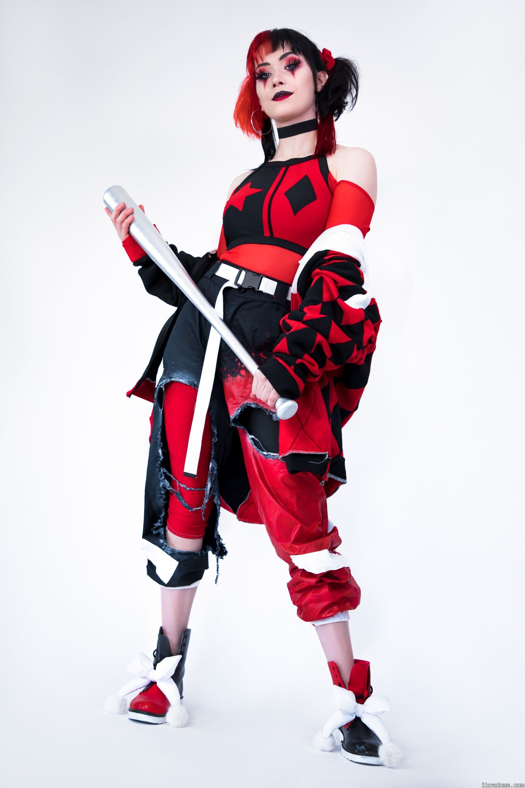 Nichameleon Harley Quinn Red and Black 54076