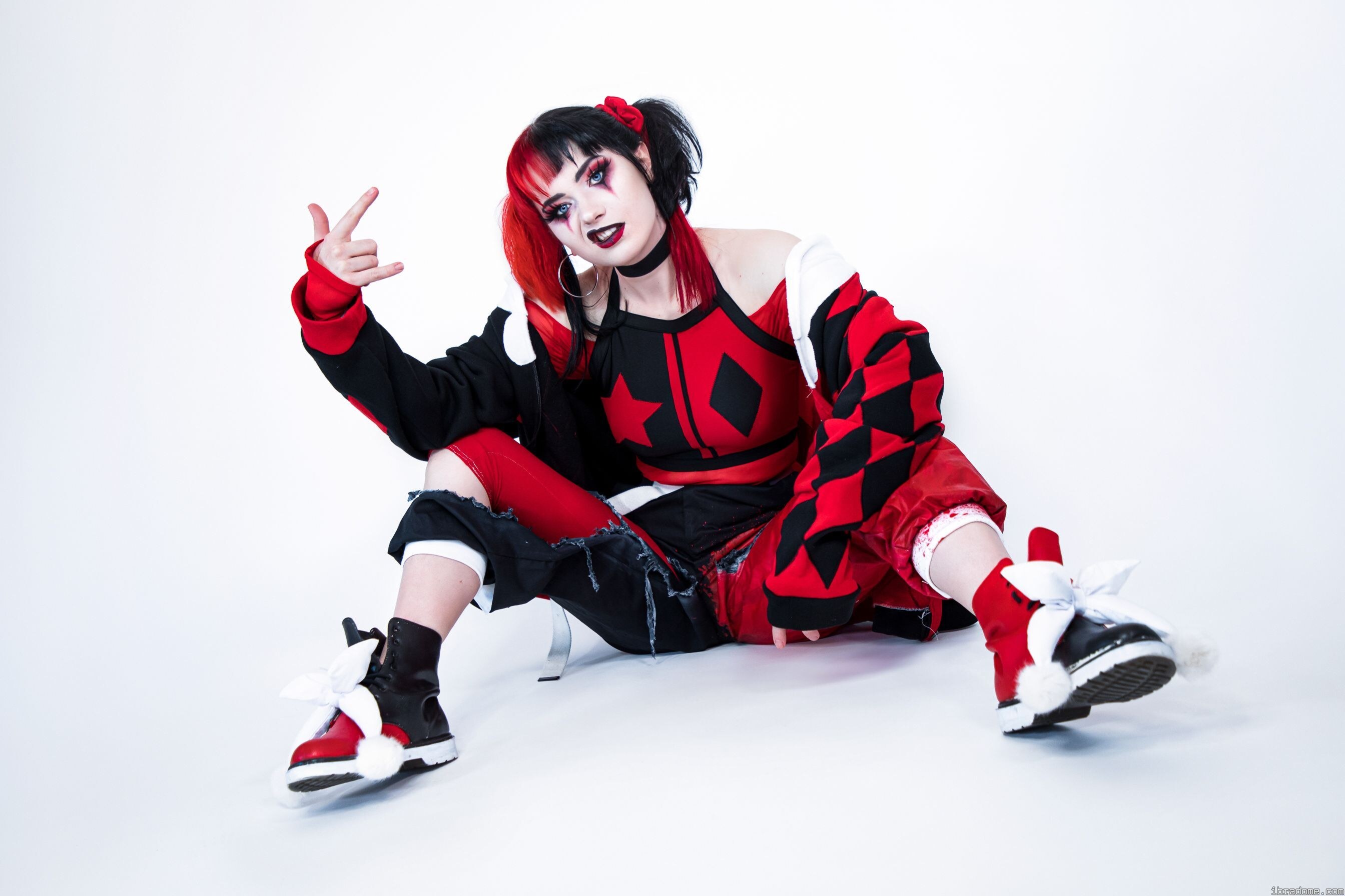 Nichameleon Harley Quinn Red and Black 54080
