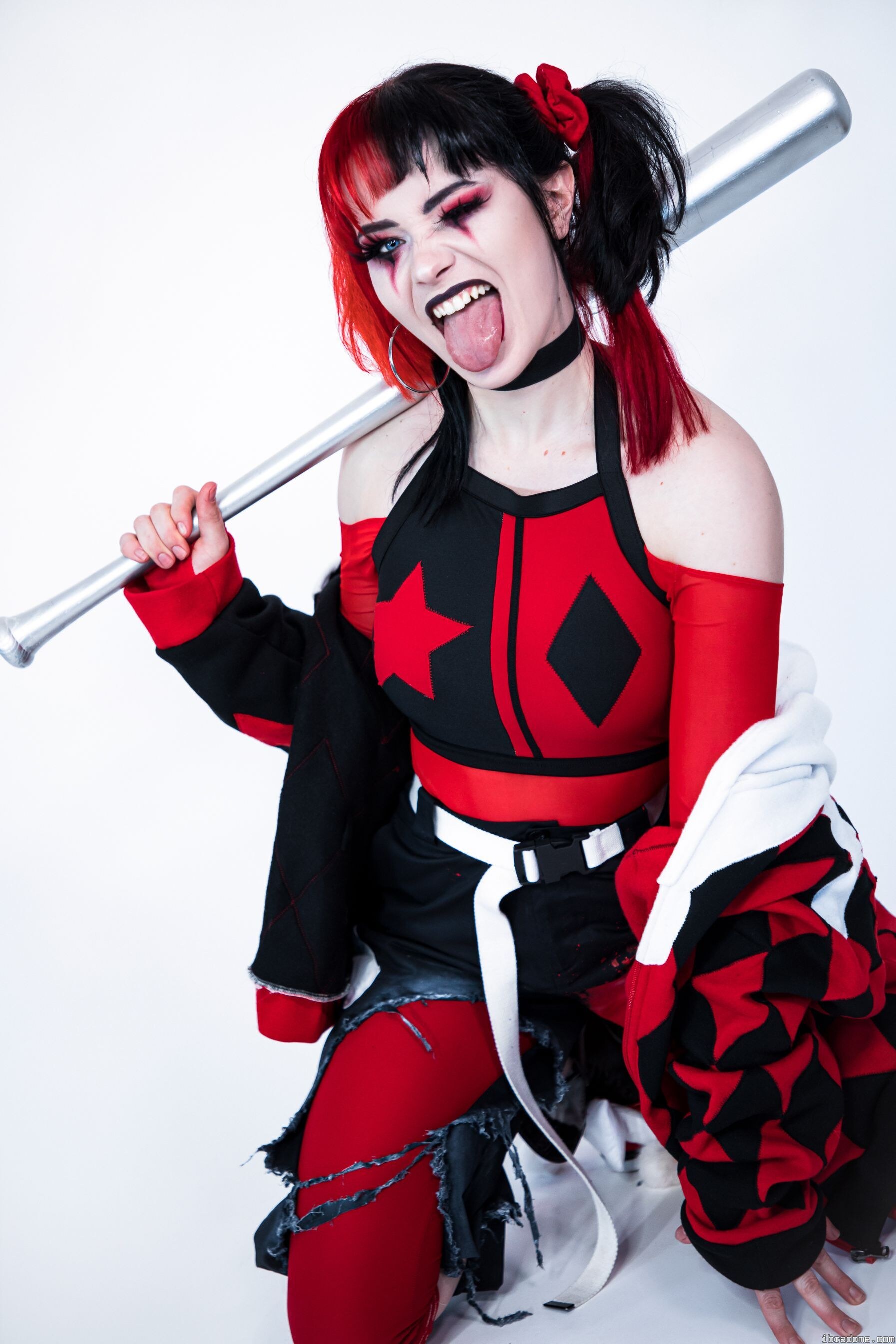 Nichameleon Harley Quinn Red and Black 54083