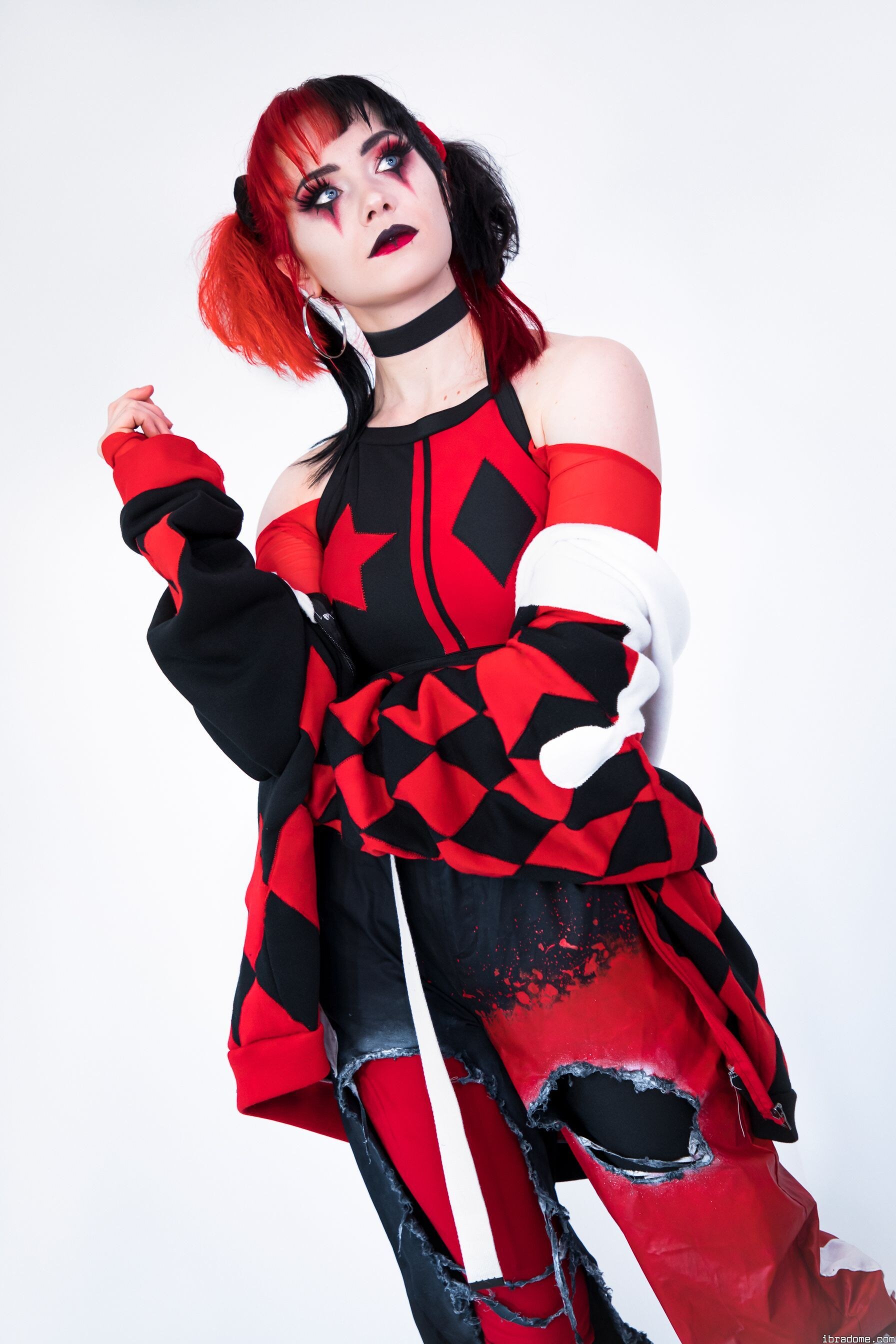 Nichameleon Harley Quinn Red and Black 54087