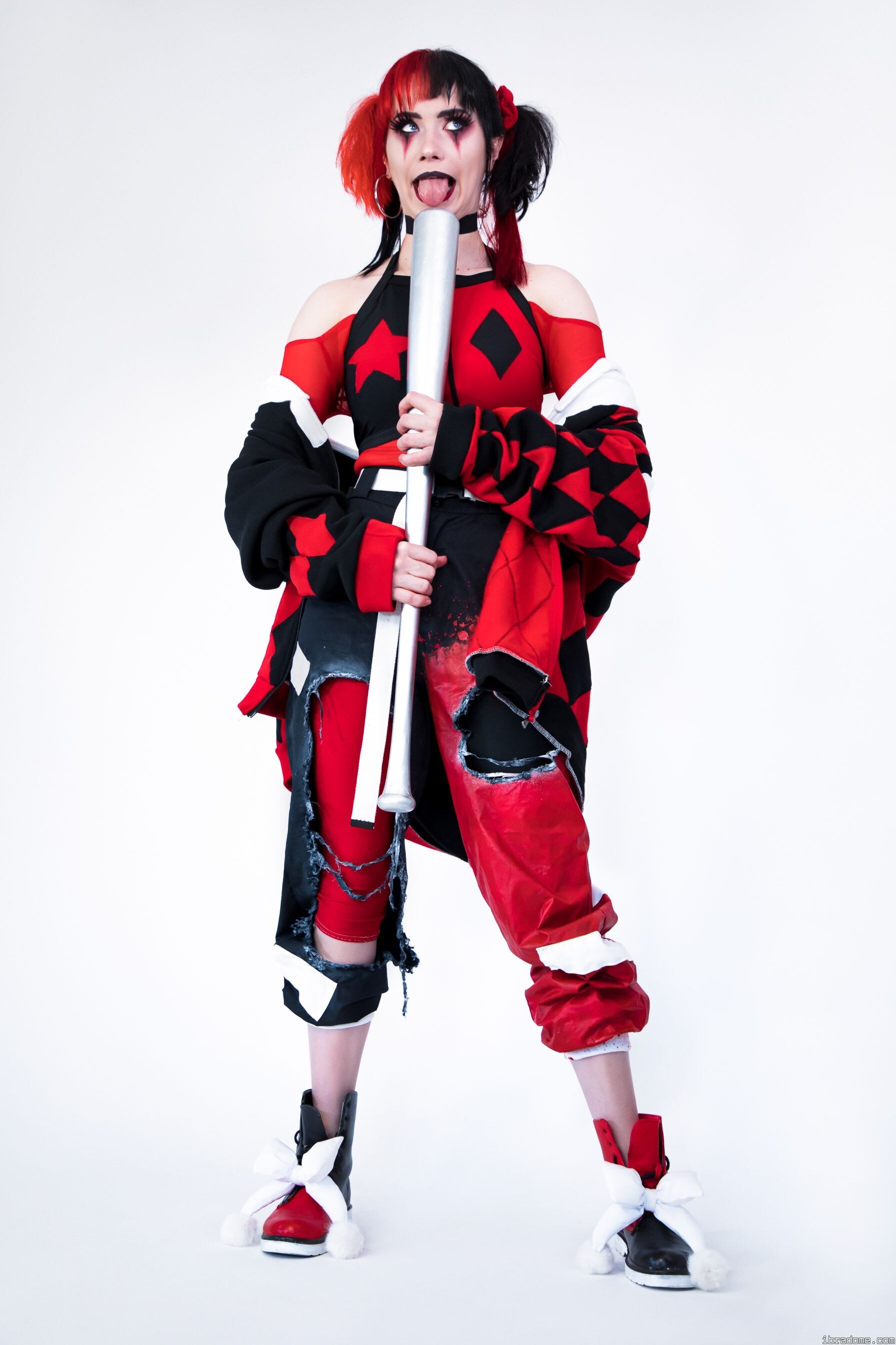 Nichameleon Harley Quinn Red and Black 54092