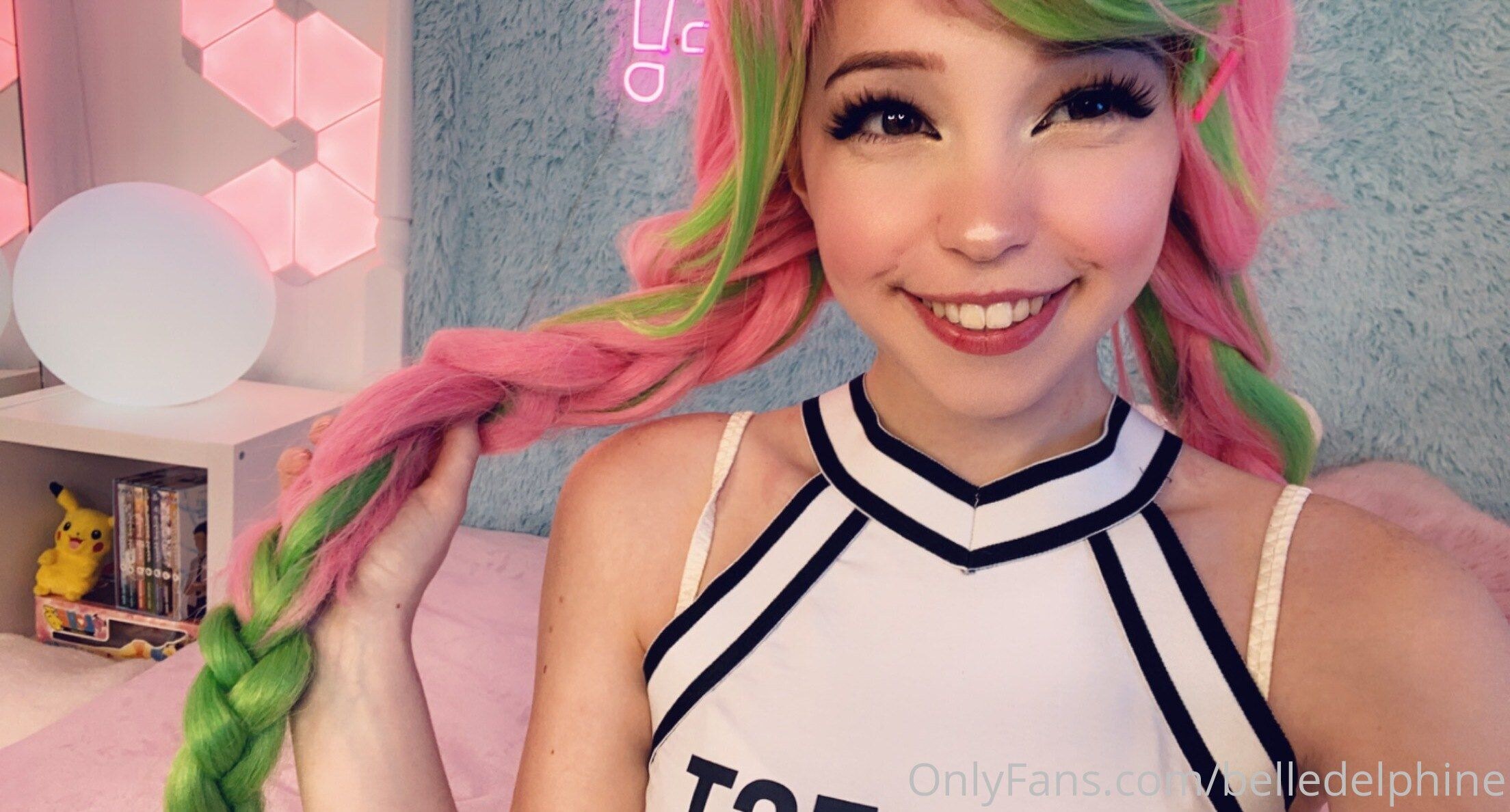 Belle Delphine Fishnet Cheerleader 72248