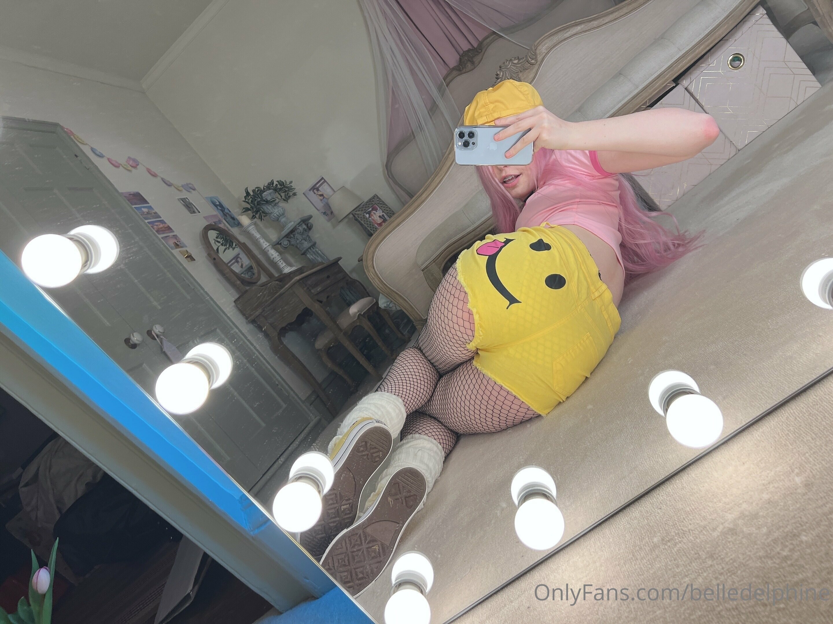 Belle Delphine Yellow Hat Set 118747
