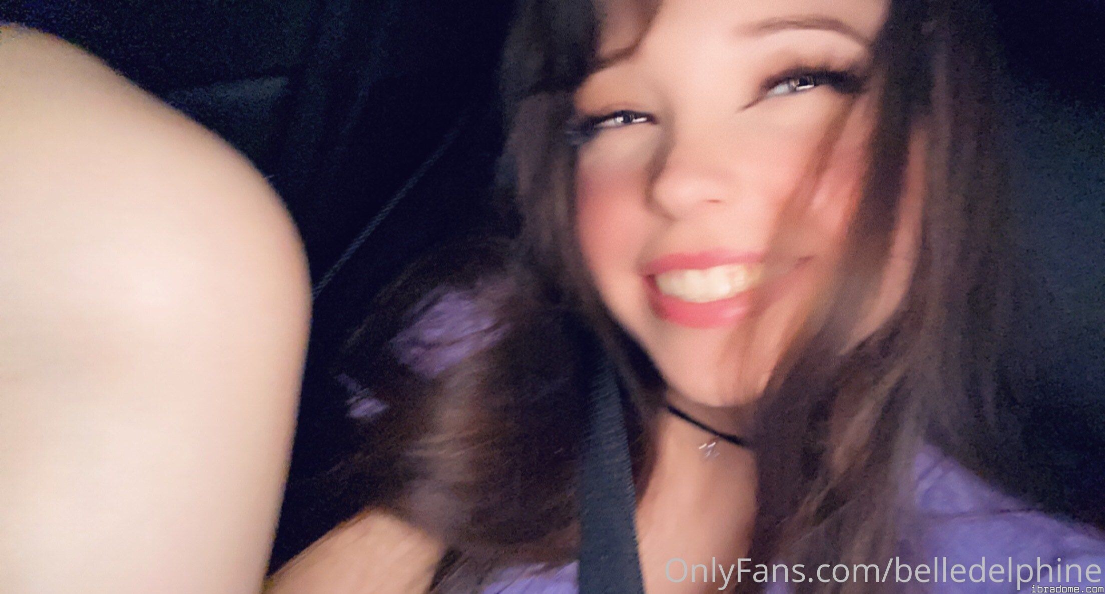 Belle Delphine Back of Uber Set Leaked 56681